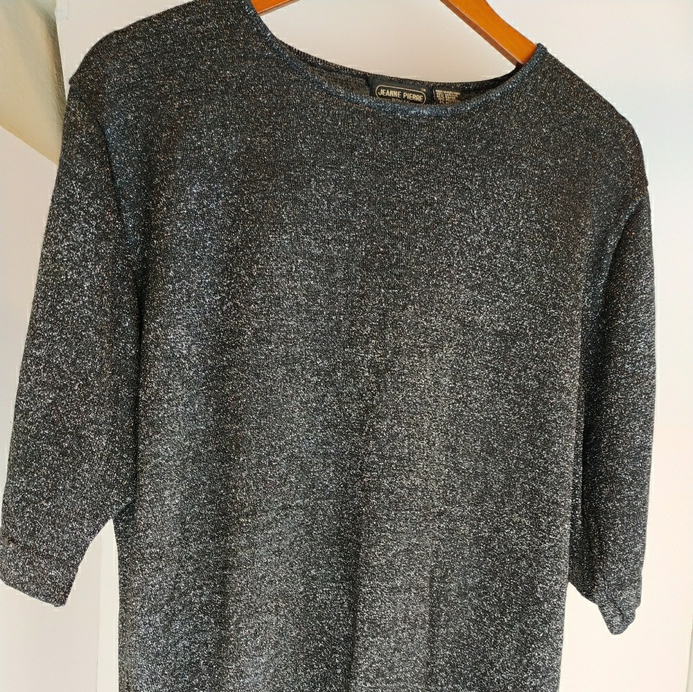 Jeanne Pierre Women's Short Sleeve Sweater Size 2X